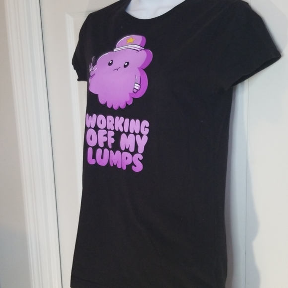 Tee Turtle Working Off My Lumps Black Tee - Picture 4 of 5